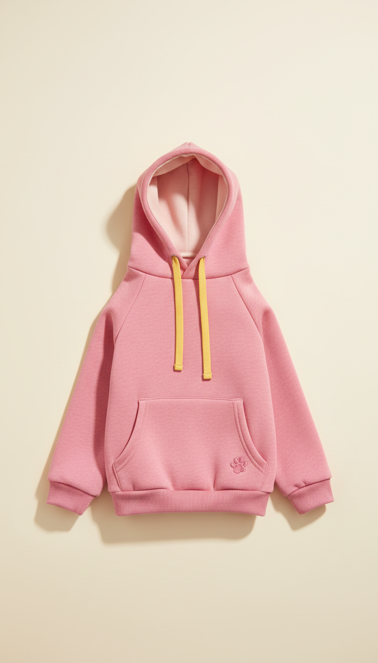 Punch Pink Pet-Sling Hoodie